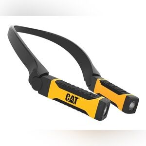 Cat 200 lm Black/Yellow LED Neck Light AA Battery New